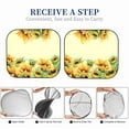 thumbnail image 6 of Haiem Sunflowers On A Yellow Background Car Windshield Sun Shade (2 Pieces) Foldable Windshield Sun Shade Car Accessories for Truck SUV Pickup-Medium, 6 of 7