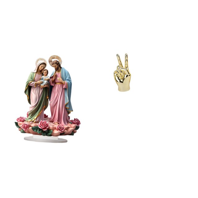 Decoración De Escritorio De Acrílico, Adorno De Mesa único Para Bricolaje, Decoración Del Hogar, Rincón De Vacaciones, Chimenea, Gesto De Mano, Estatuas De Escritorio, Escultura Creativa,