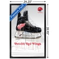 thumbnail image 3 of NHL Detroit Red Wings - Drip Skate 21 Wall Poster, 22.375" x 34", Framed, 3 of 3