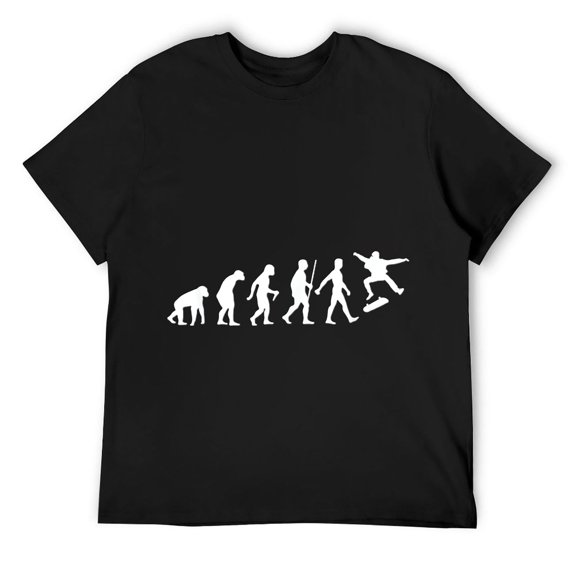 Cool Skateboarding For Skateboard Evolution Skater Mens T-Shirt Black S