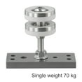 thumbnail image 1 of Door Sliding System 10*5cm Hanging Pulley Silent Sliding Wheel 35kg Weight Capacity Explosion-proof Steel Ring, 1 of 9
