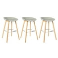 thumbnail image 1 of Bronte Living 26 inch Modern Polypropylene Counter Stool with Footrest for Kitchen, Restaurant - Series Connor - Set of 3, 1 of 7