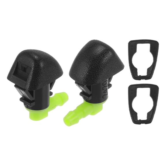 Unique Bargains 2Pcs Front Windshield Washer Nozzle for Honda Odyssey 2011-2017 No.76810SZAA01ZA