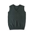thumbnail image 2 of Jalioing Sweater Vest for Girls Boys Sleeveless V Neck Pullover Vest Kids Teen Plain School Uniform Sweater 5-17 Years, 2 of 8