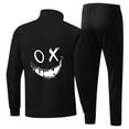 thumbnail image 3 of guisaled Mens Sweatsuits 2pcs Sets Stand Collar Full Zipper Long Sleeve Warm Up Tracksuits Casual Workout Jogging Outfits, 3 of 5