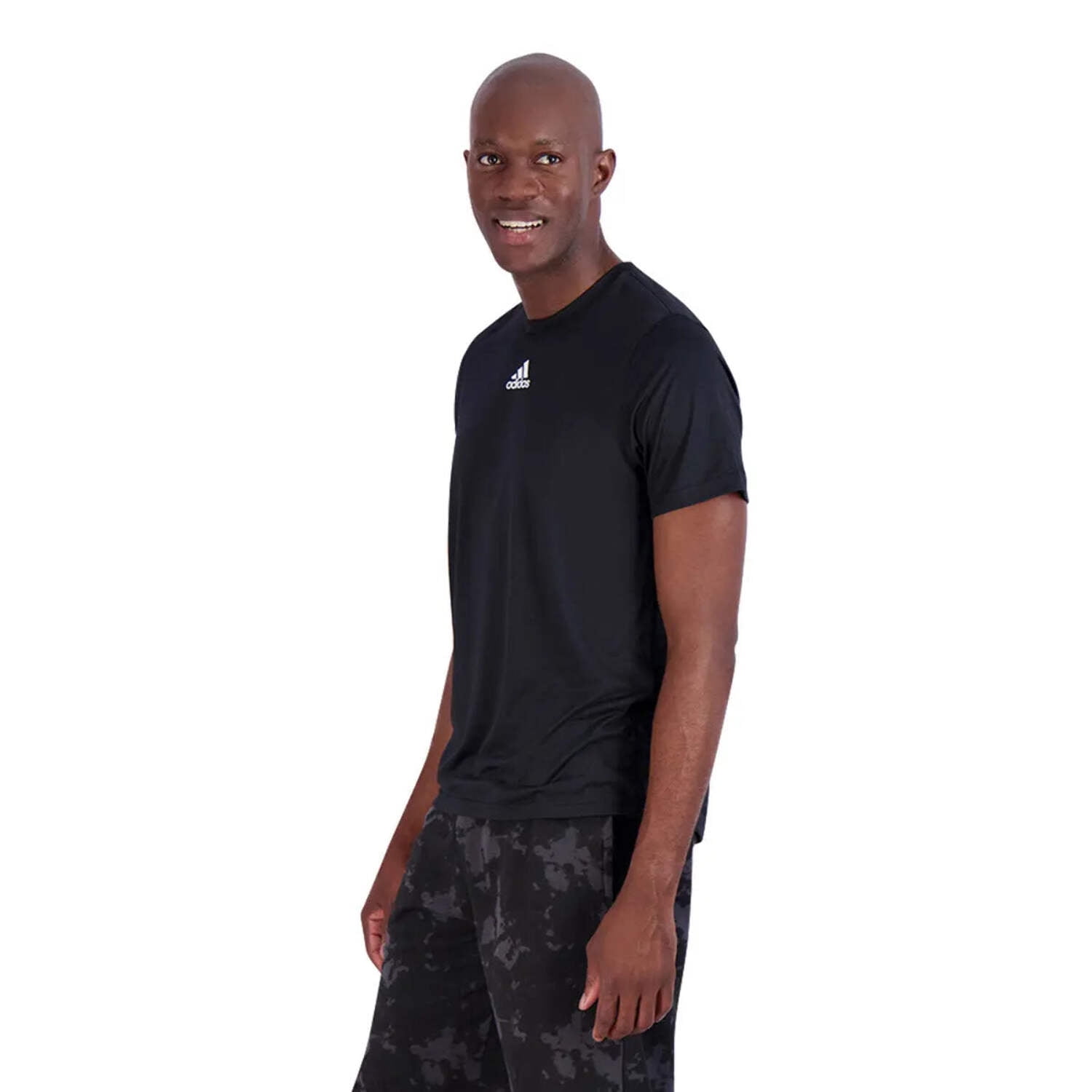 Adidas Men's Creator SS Athletic Tee T-Shirt Moisture Wick Drop Tail (Maroon, M)