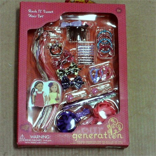 Our Generation Hair Accessory Set Rock N' Sweet for 46cm 18" Dolls Ages 3+ 