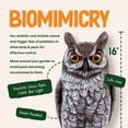 thumbnail image 4 of Dalen Fake Owl Decoy to Scare Birds Away from Gardens, Rooftops, and Patios - Scarecrow Provides Chemical-Free Pest Control - Safe and Humane, 16" Great Horned Owl, 4 of 7