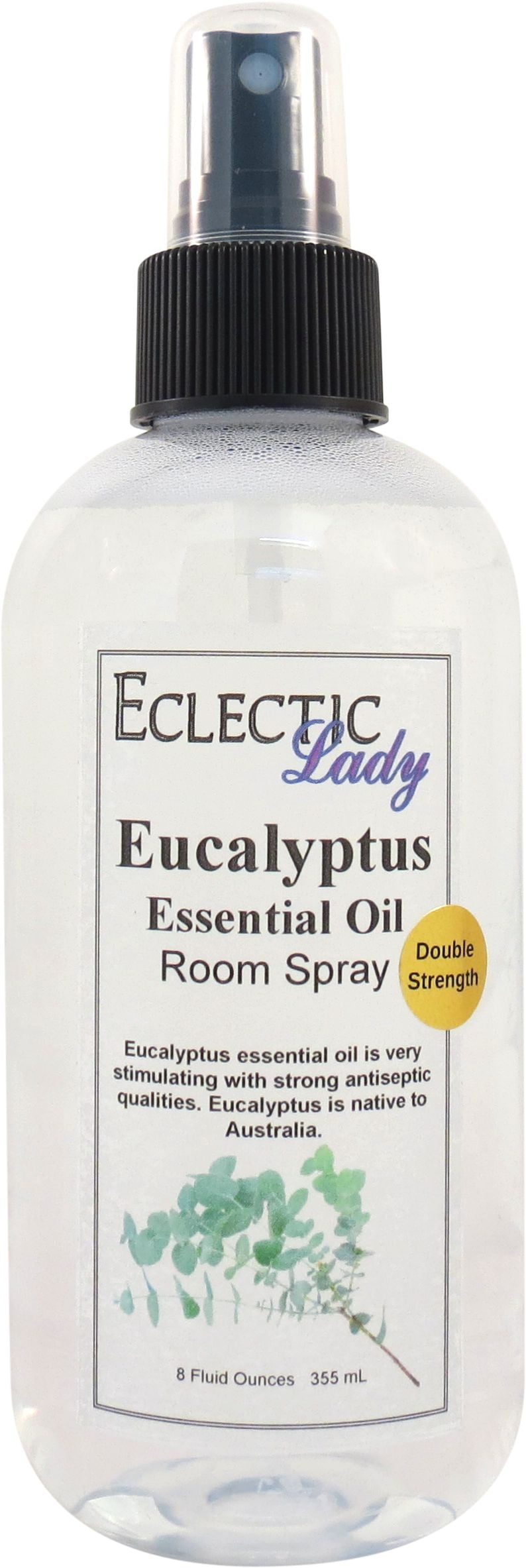 Eucalyptus Room Spray by Eclectic Lady (Double Strength), 8 Ounces