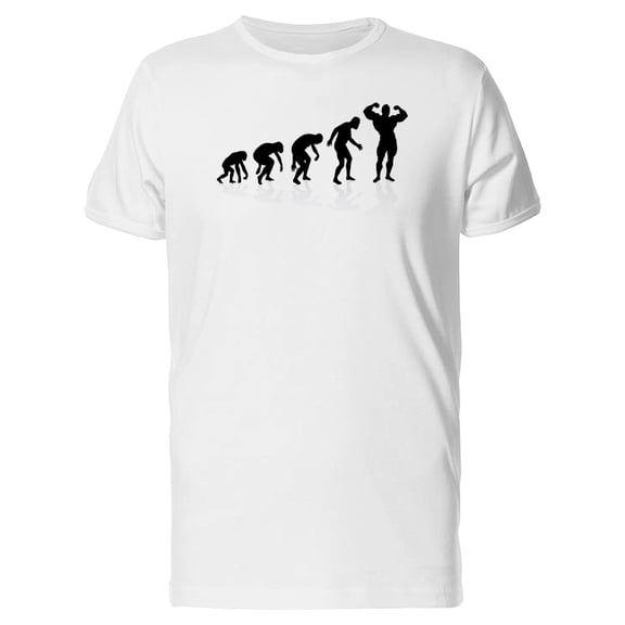 Evolution Of Bodybuilder Tee Men's -Image by Shutterstock