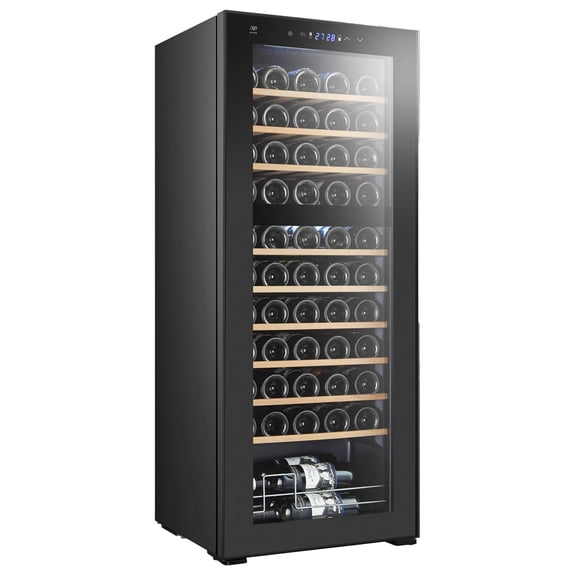 Cava de Vino Enfriadora 33 Botellas AVERA EV33 2 Zonas Temp Regulable Independiente