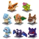 thumbnail image 3 of 66 piezas de Pokémon, bloques de construcción pequeños, dibujos animados de Pikachu, modelo animal, juego educativo, gráficos, juguetes de Pokémon para cumpleaños de niños, 3 of 4