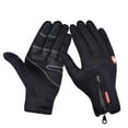 thumbnail image 1 of Outdoor Cycling Gloves Fleece Windproof Touch Screen Gloves Winter Windproof Warm Running Gloves, 1 of 6