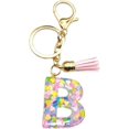 thumbnail image 1 of Letter Keychain,26 Letters A-Z Decorative Letter Keychain,Name Keychain for Women Girls Men Teenager Gift, 1 of 2