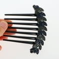 thumbnail image 3 of Unique Bargains 1 Pc Women Portable Hair Insert Comb for Straight Wavy Curly Hair Blue Gray Resin Rhinestone, 3 of 3