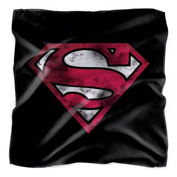 Superman War Torn Shield Logo Bandana (21 in x 21 in)