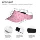 thumbnail image 3 of Fotbe Pink Bows Visera Deportiva con Diseño, Gorra Abierta Ajustable de Algodón para Mujer y Hombre, 3 of 7