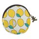 thumbnail image 4 of Ofertas Únicas 1 Pc Monedero Cartera Portátil con Cremallera Redonda Monedero de Limón Amarillo Brillante Blanco, 4 of 5