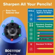 Bostitch QuietSharp 6 Classroom Electric Pencil Sharpener, Blue