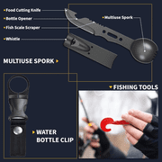 TEIPUERY 38-in-1 Survival Kit for Men, Emergency Survival Kit with Flashlight, Compass and Camping Tools for Hiking, Outdoor Adventures
