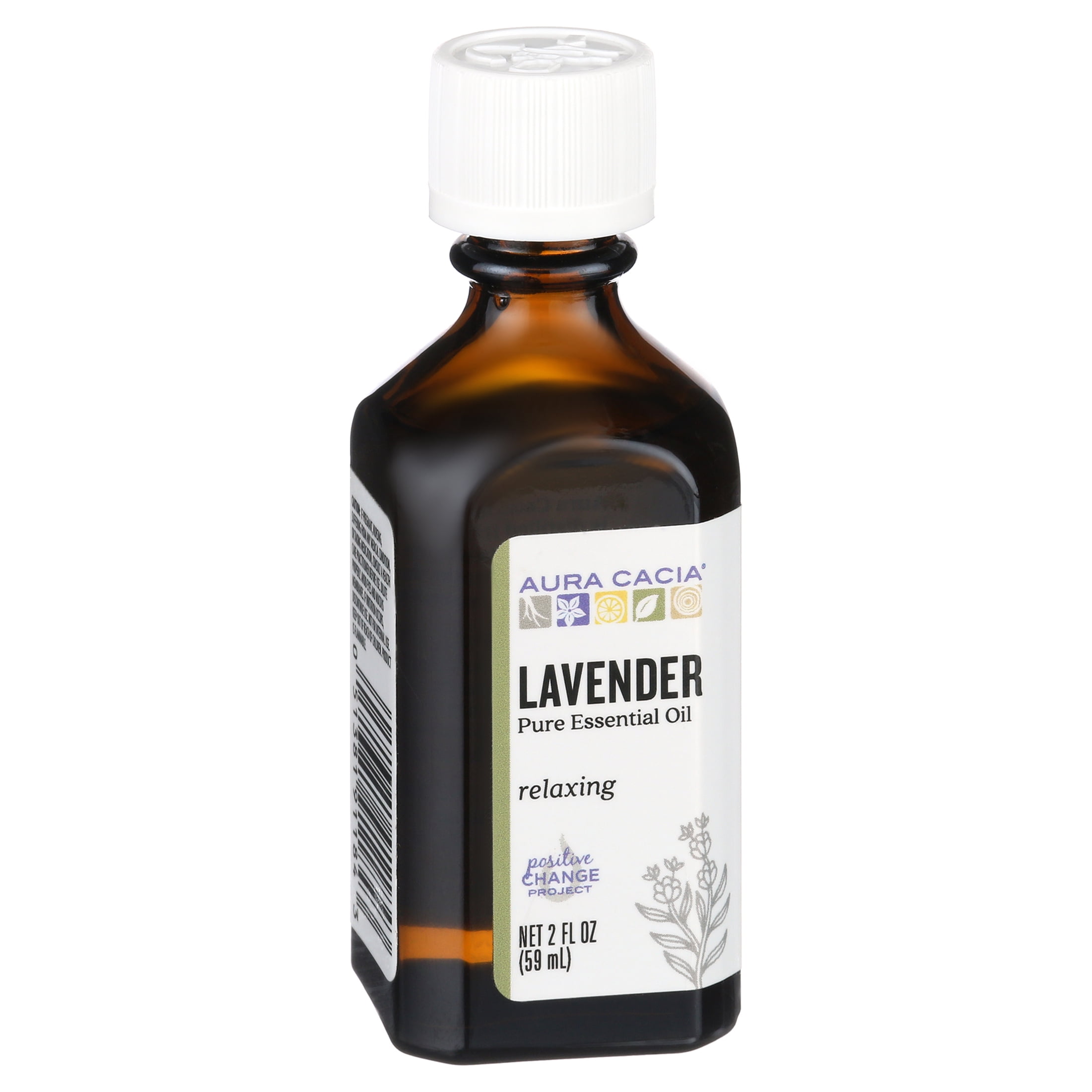 Aura Cacia Lavender Scented Pure Essential Oil, 2 fl oz Bottle