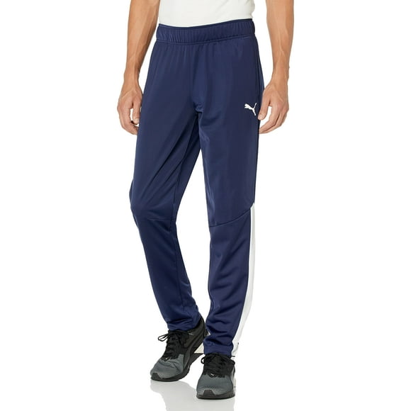 PUMA mens Contrast Sweatpants, Peacoatpuma White, Medium US