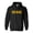 Black, variant on USMC Athletic Gold Adult Hooded Sweatshirt