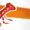 White, variant on Red Lobster Pattern Adult Middle Tube Socks Breathable Sock Non-Pilling,Contrasting Color Design