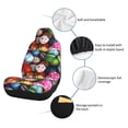 thumbnail image 3 of Goofa Easter Egg Printed Car Seat Covers, Automotive Seat Covers for Cars Trucks and SUVs, Quick Setup Universal Fit Elastic Seat Covers-2 PCS, 3 of 6