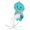 Green, variant on CEHVOM Cartoon Six-Claw Hook Household Punch-Free Rotatable Hook Clearance