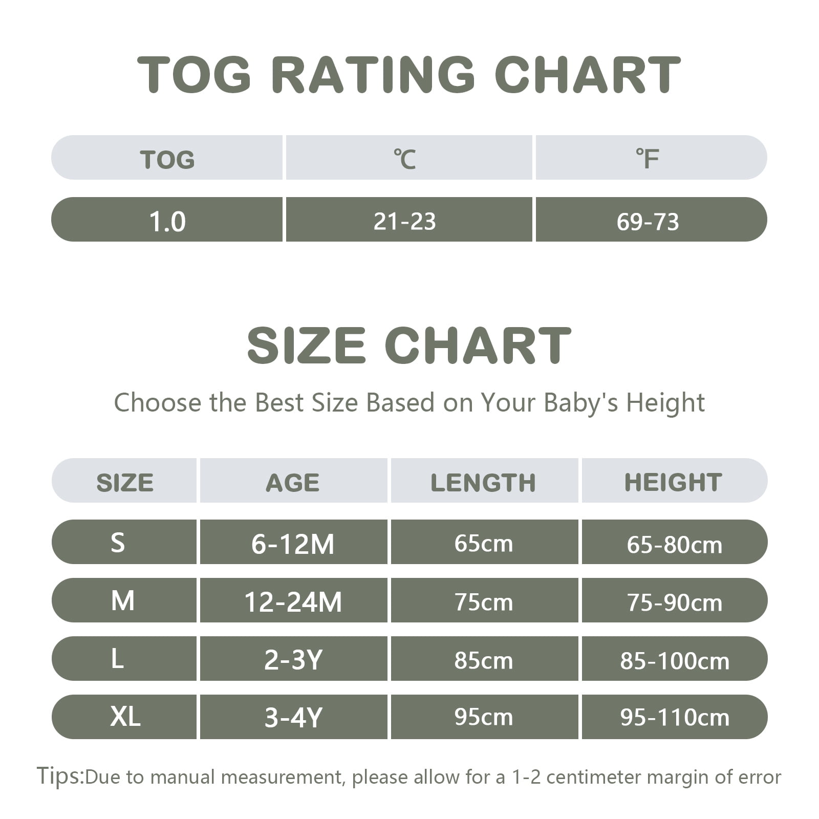 Mosebears 1.0 Tog Baby Sleeping Bag - Cotton Sleeveless Sleep Sack for Baby(Animal,XL(3-4 Years))