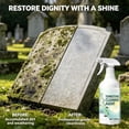 thumbnail image 3 of 500ml Tombstone & Monument Cleaning Spray, Headstone Cleaner for Graves,D2 Biological Solution Headstone Cleaner,Biological Solutiostone Cleaning&dirt and Rust Removal,Granite and Marble Cleaner (1), 3 of 6