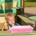 thumbnail image 4 of OULII Integrated Pink Sand Tray Plastic For Kids 1Pack, 4 of 8
