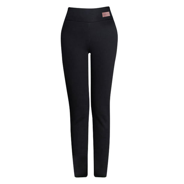 Leggings cálidos para mujer con forro polar, mallas gruesas, pantalones térmicos de invierno XXXL
