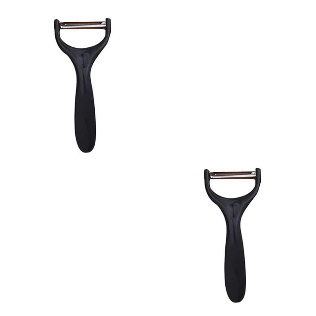 Pelador Manual de verduras Bewildely rebanador de frutas Negro 2Conjunto