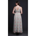 thumbnail image 3 of Bimba Bird Ladies Printed Resort Maxi DrawstringÂ&nbsp;DressÂ&nbsp;Spaghetti Strap Beach Wear-XXX-Large, 3 of 6