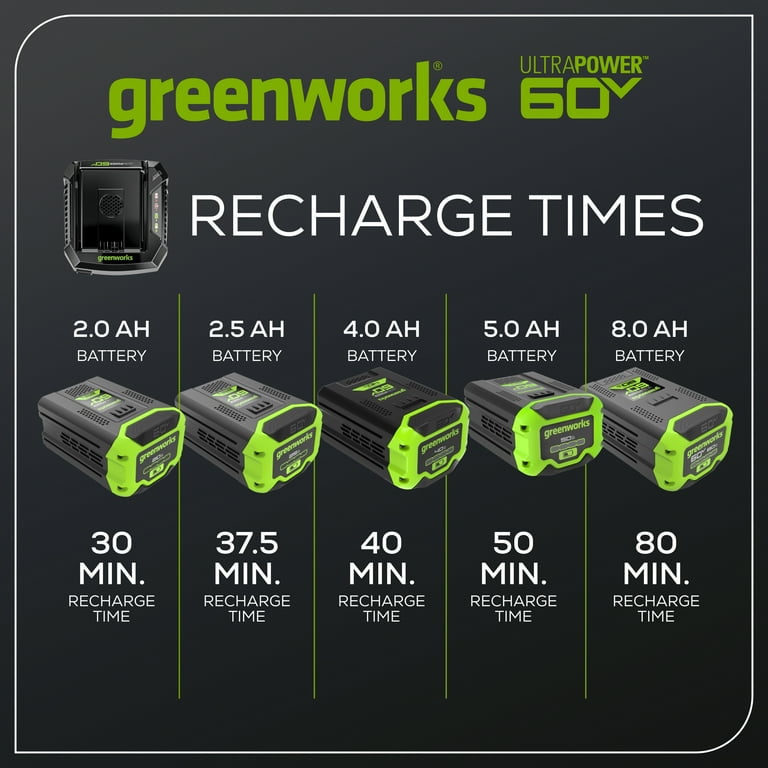 【在庫処分特価】wcs2024ヨコハマ　サプライセット Greenworks 60V 6Amp Rapid Charger 1807802 - Walmart.com