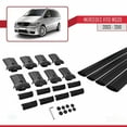 thumbnail image 5 of Compatible with Mercedes Vito 2 (W639) Pre-Facelift 2003-2010 FLY Model Car Roof Rack Cross Bar Black Aluminium 4 Bars, 5 of 7