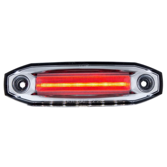 6 Red LED Light (Clearance/Marker) With 6 White LED Side Ditch Puddle Light