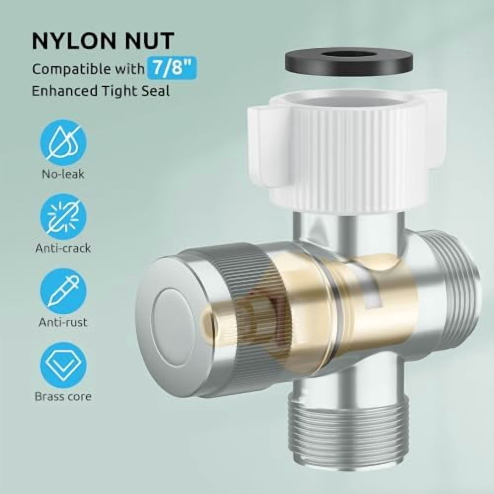 Handheld Bidet Sprayer for Toilet,  Jet Sprayer for Toilet Muslim Shower, Adjustable Water Pressure with Bidet Attachment for Toilet for Feminine and Baby Wash