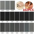 thumbnail image 1 of 102 Pcs Assortiment de Papiers de Verre 60 à 3000 Grains pour Ponçage Automobile, 1 of 6