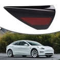 thumbnail image 4 of Left Driver Side Quarter Charge Door Cover Reflector for Tesla Model 3 Y 2017-23, 4 of 8