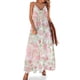thumbnail image 1 of Vestido sin mangas de color rosa pálido con flores de acuarela, vestido de noche para mujer , vestidos de fiesta para mujer, vestidos de noche, 1 of 7