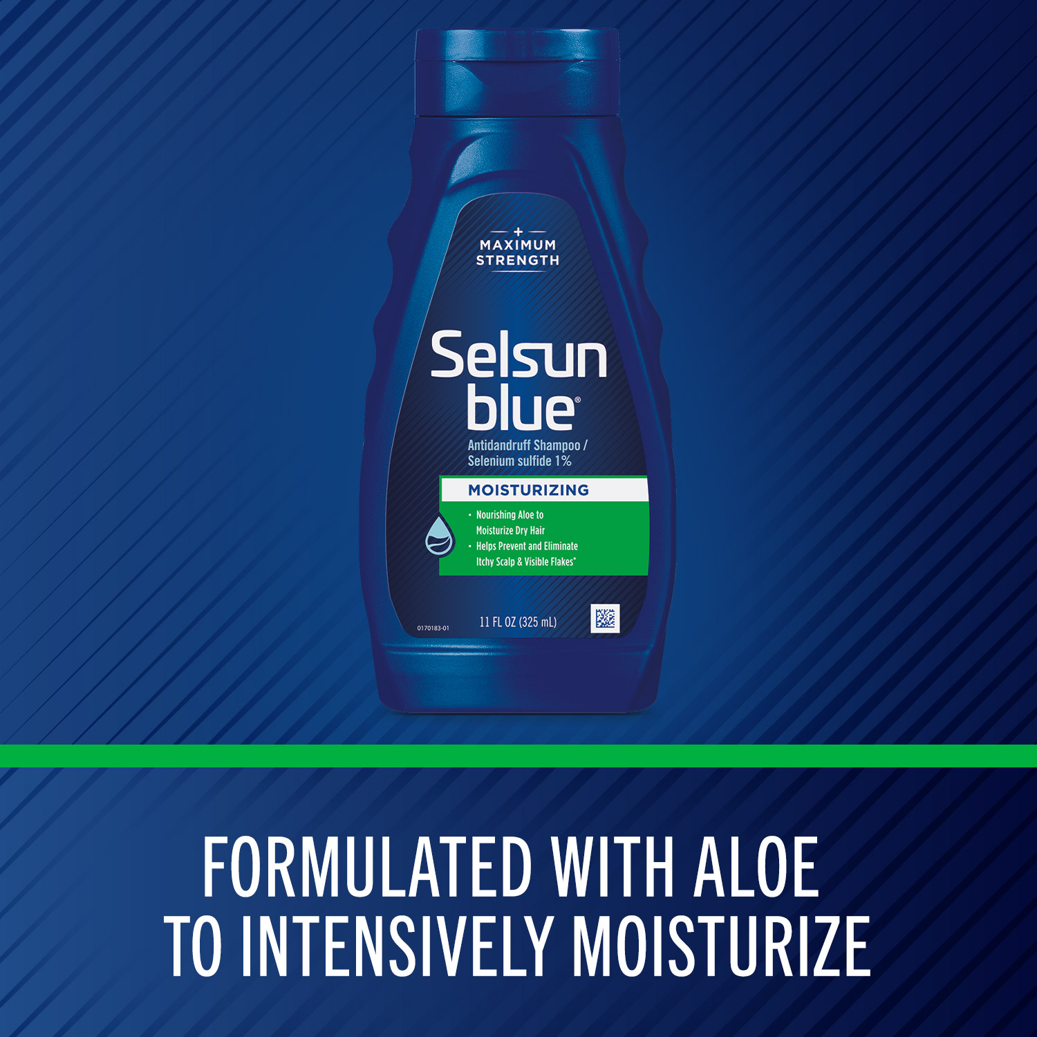 Selsun Blue Men's Moisturizing Anti-Dandruff Shampoo for Itchy and Dry Scalp Relief, Maximum Strength, 1% Selenium Sulfide, 11 fl oz - image 3 of 8