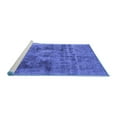 thumbnail image 2 of Ahgly Company Machine Washable Indoor Rectangle Oriental Blue Industrial Area Rugs, 4' x 6', 2 of 4
