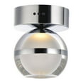 thumbnail image 1 of ET2 E24590-93PC Swank 1-Light Wall Sconce & Flush Mount, Polished Chrome, 1 of 2
