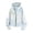 Light Blue, variant on Ice Silk Hooded Jackets for Men UPF 50 Sun Protection Lightweight Breathable Quick Dry Shirts Flex Running Hiking Fishing Summer Coats