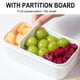 thumbnail image 5 of Lonchera, cajas Bento Refrigerador Compartimento Sellado Caja para Conservar Frutas Frescas Transparente Con Tapa Lonchera Portátil Calentada en Microondas Lonchera Conservación Fresca, 5 of 7