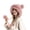 Pink, variant on Grofry Ladies Hat Fluffy Plush Thickened Heat Retention Ball Decor Ear Windproof Outdoor Camping Cycling Skiing Headwear