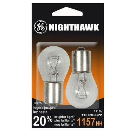 GE 1157 NH - Nighthawk 27w 12.8v S8 Automotive Lamp - 2 Bulbs